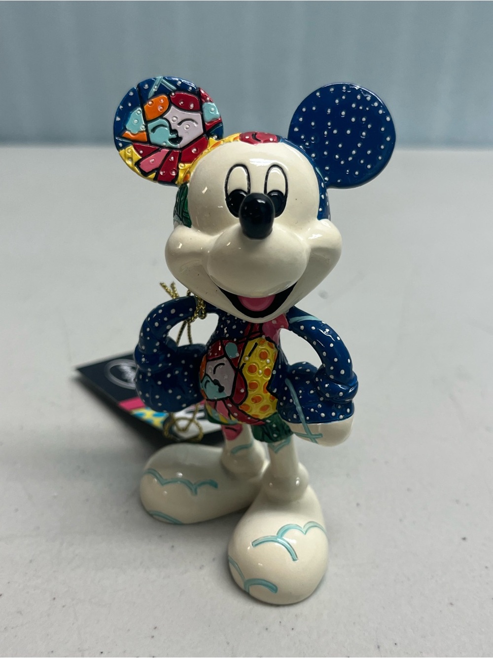 Disney by Britto "Winter Fun" Mickey Mouse Mini Figurine 4”